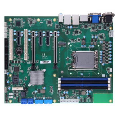 Axiomtek IMB540 ATX Motherboard, 14th/13th Gen Intel Core i9/i7/i5/i3, Pentium or Celeron Processor, VGA, DP++, DVI-D, & HDMI, up to 128GB memory